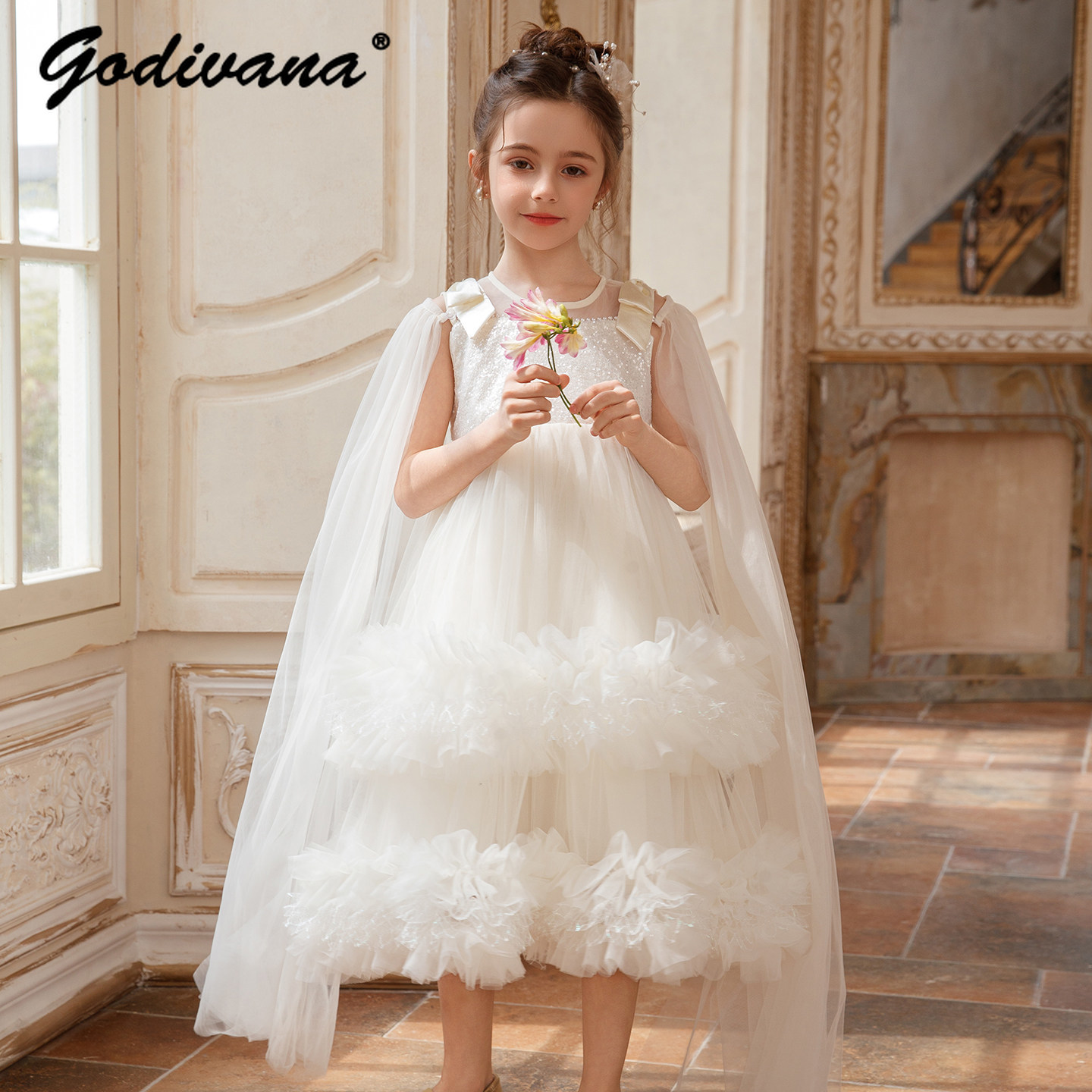 Vestido de Fiesta de Tul Blanc - Baby Clothing High End reseña y precio